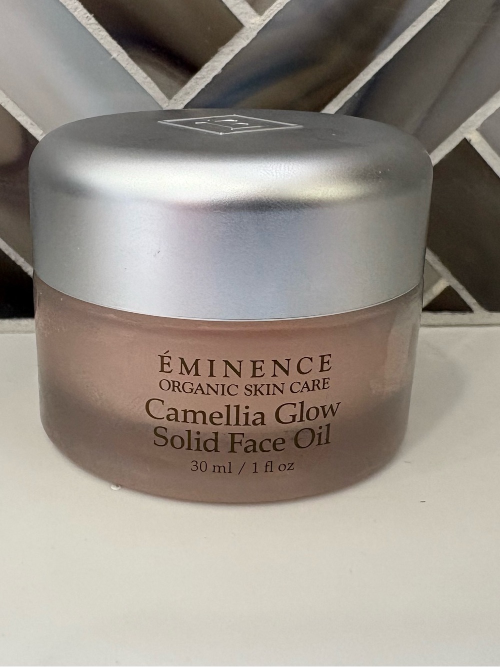 Camellia Glow Solid Face Oil 1.7 oz — Rose-Toned (30 ml)